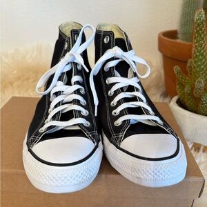 Converse Black and White High-Top Sneakers